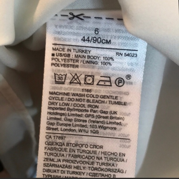 Banana Republic Geo Pattern Peasant Dress - Picture 5 of 11